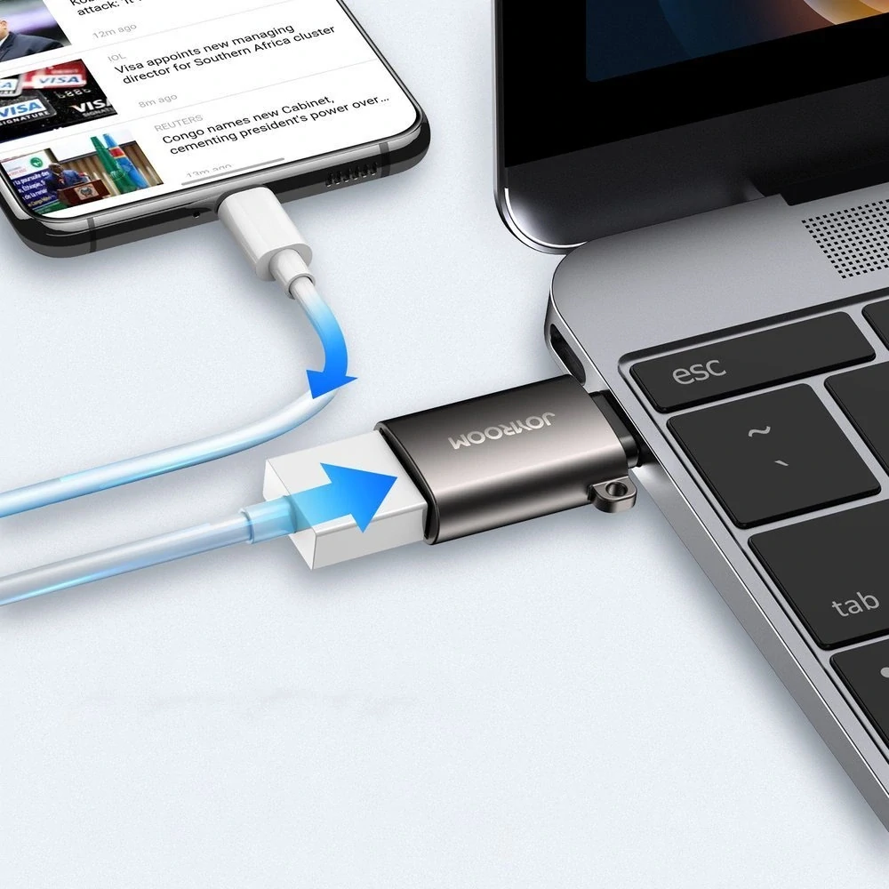 Joyroom USB-A 3.2 Gen 1 (Samica) - USB-C (Samec) adapter S-H151