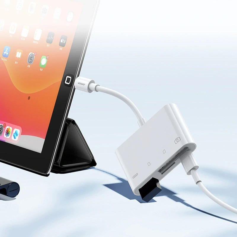 Joyroom S-H142 Lightning OTG HUB - USB-A 3.2 / Lightning / SD, TF čitačka kariet 