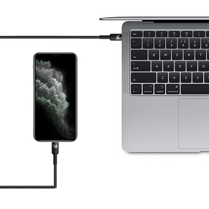 Wozinsky WUC-PD-CL2B Lightning - USB-C PD 18W 480Mb/s 2m kábel