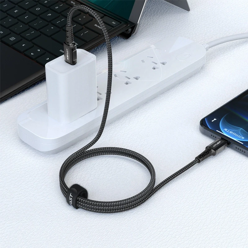 Acefast C1-01 Lightning - USB-C MFi PD kábel 30W 3A 480Mb/s 1.2m