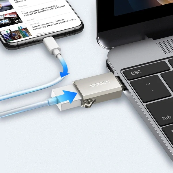 Joyroom S-H151 USB-C (samec) / USB-A (samica) adaptér 