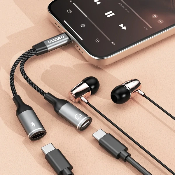 Dudao L13C+ 2in1 USB-C Adapter 