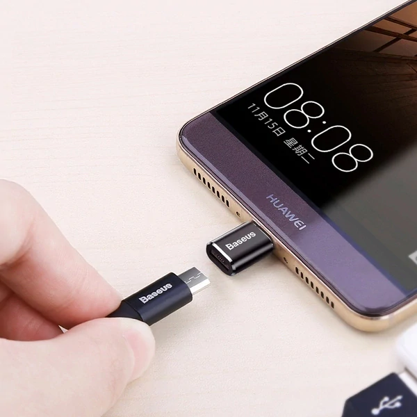 Baseus Mini Micro USB na USB-C adapter