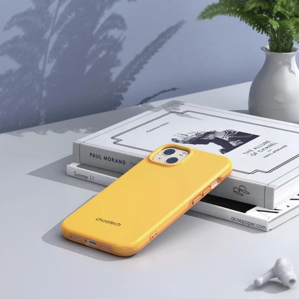 Choetech MFM Anti-drop Kryt MagSafe pre iPhone 13 mini - oranžová