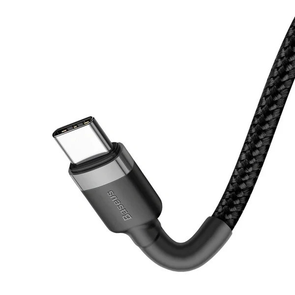 Baseus CATKLF-GG1 USB-C - USB-C PD QC Nabíjací kábel 60W 3A 480Mb/s 1m - čierny