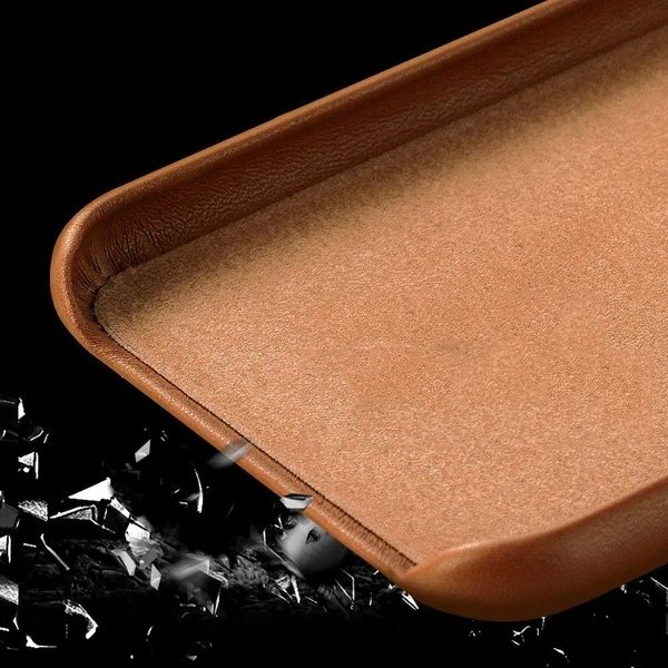 ECO Leather Kryt pre iPhone 12 Pro Max - čierne