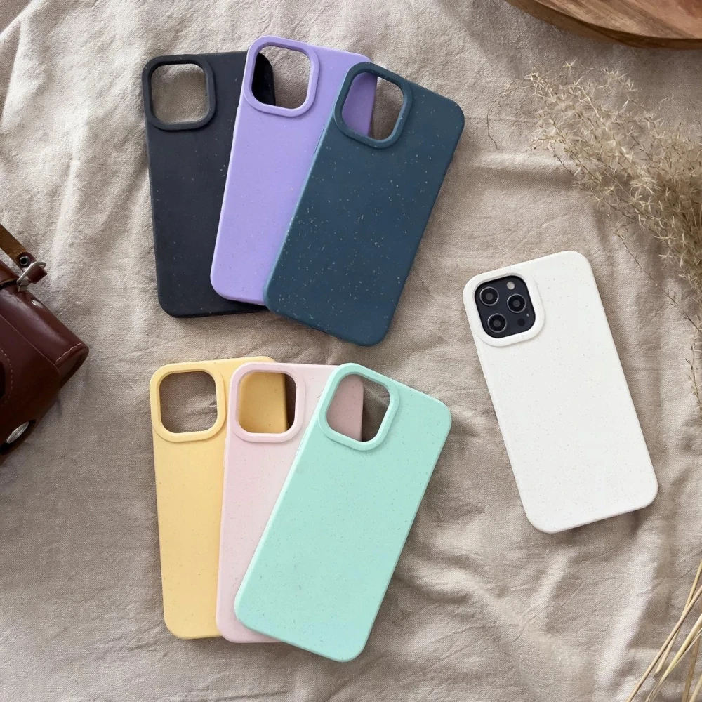 Eco Case kryt pre iPhone 12 Pro Max silikónové rozložitelné púzdro - zelená