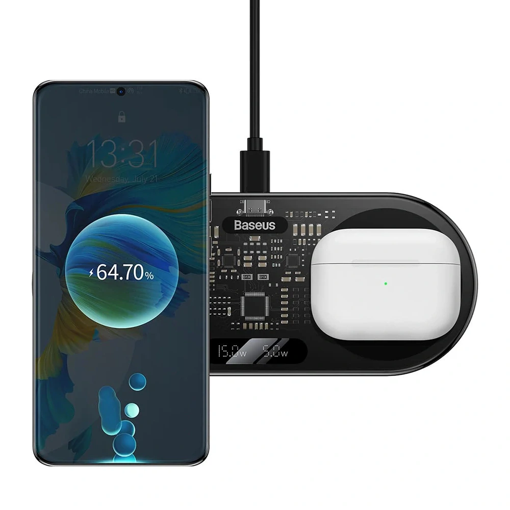 Baseus - Nabíjacia stanica (WXSX010101) - Digital Display, 20W, Type-C Input