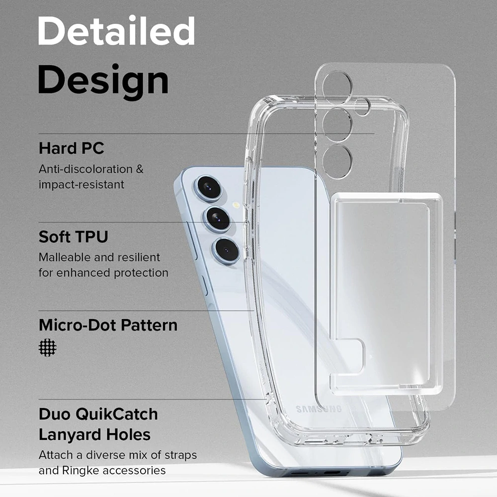 Ringke - Fusion Card Kryt - Samsung Galaxy A35 5G - Transparentná