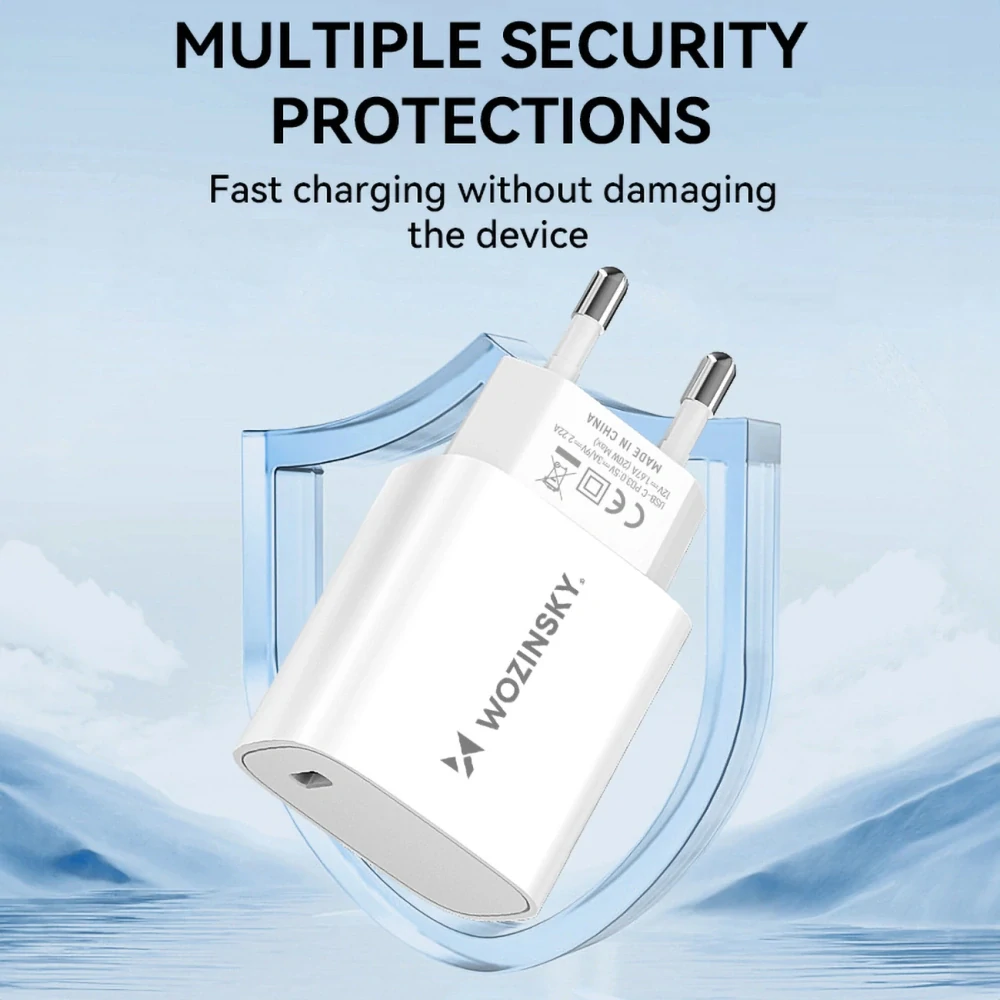 Wozinsky WGWCCW 20W USB-C Nabíjací adaptér - biely