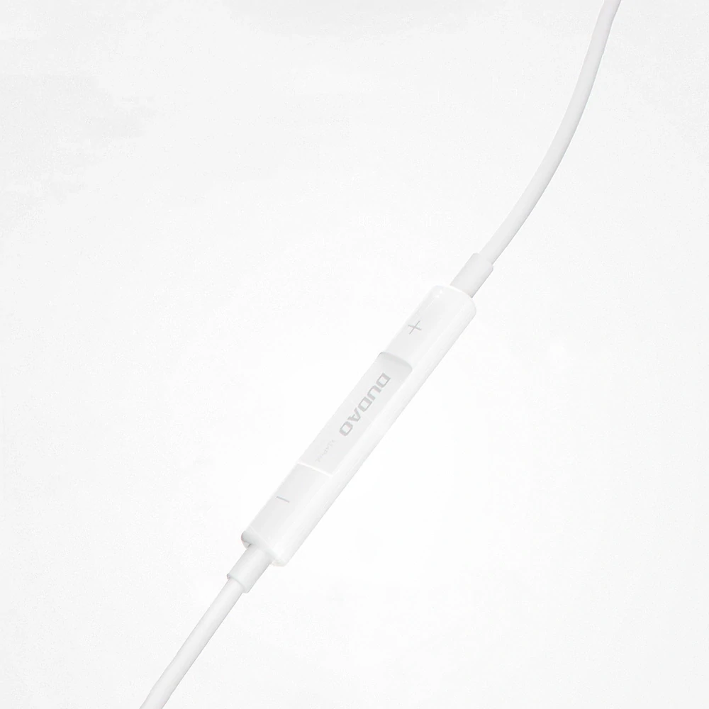  Dudao X14PROL-W1 in-ear headphones with Lightning connector white (X14PROL-W1) Dudao X14PROL-W1 in-ear slúchadla - Lightning (pre iPhone)