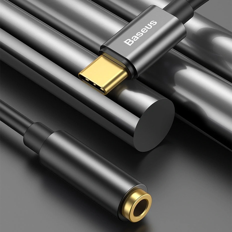 Baseus L54 adapter pre USB-C headphones / mini jack 3.5mm DAC 24 bit 48 KHz