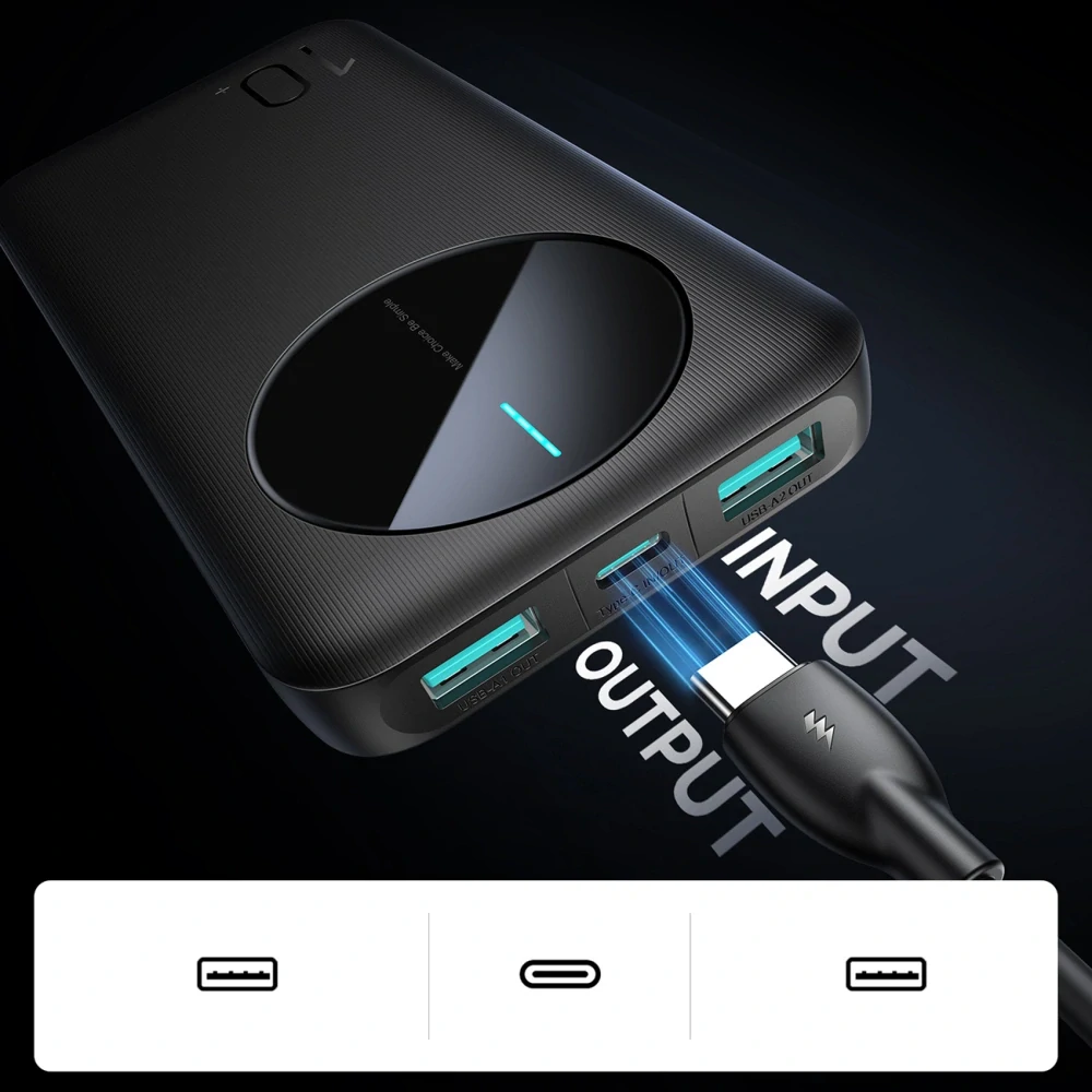 Powerbanka Joyroom JR-PBF12 10000mAh 2.4A 2x USB-A 1x USB-C